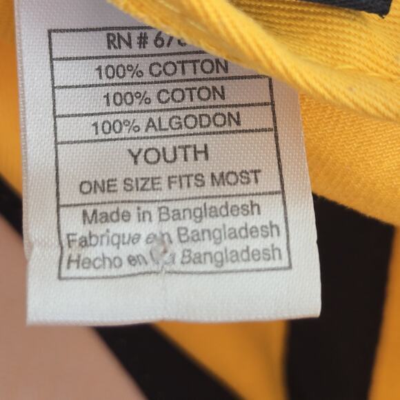 Indiana Pacers NBA Adidas Yellow Baseball Youth Cap Hat Snapback OSFA - Picture 10 of 10